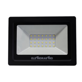 Refletor LED 30W Luz Branca 127V Eletrorastro Refletor LED 30W Luz Branca 127V Eletrorastro