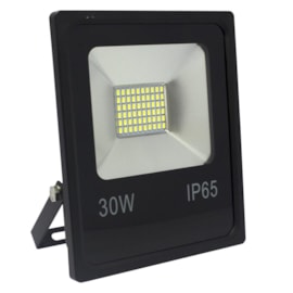 Refletor LED 30W Luz Branca Bivolt Eletrorastro Refletor LED 30W Luz Branca Bivolt Eletrorastro