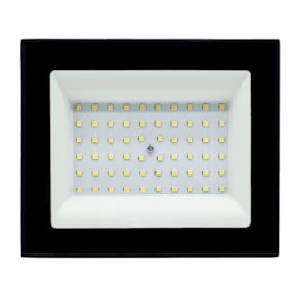 Refletor Led 50W 3000K 5000Lm Preto Ip66 Bivolt Rajix