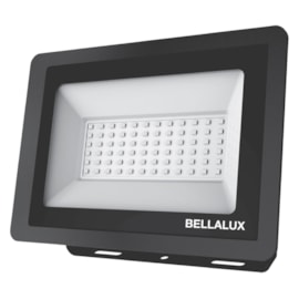 Refletor Led   50W 6500K 4000Lm Preto Ip65 Bivolt Bellalux