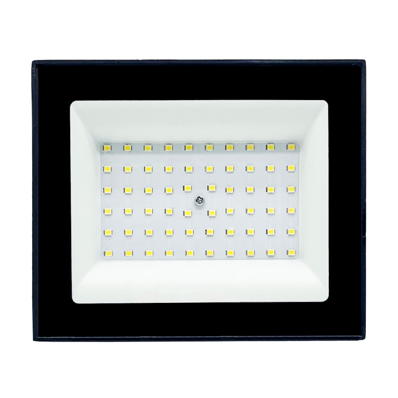 Refletor Led 50W Cor Verde Preto Ip66 Bivolt Rajix