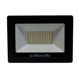 Refletor LED 50W Luz Branca 127V Eletrorastro Refletor LED 50W Luz Branca 127V Eletrorastro