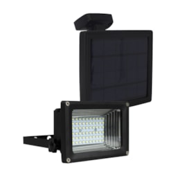 Refletor LED Energia Solar Luz Branca Ecoforce Refletor LED Energia Solar Luz Branca Ecoforce