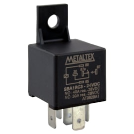 Relé Automotivo SBA1RC3 24VCC NA/NF Metaltex Relé Automotivo SBA1RC3 24VCC NA/NF Metaltex