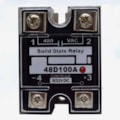 Relé de Estado Sólido 48D100 100A 480V Controle 5-32VCC Loti