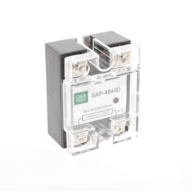 Relé de Estado Sólido SAP-4840D 40A 480VCA 3-32VCC Digimec Relé de Estado Sólido SAP-4840D 40A 480VCA 3-32VCC Digimec