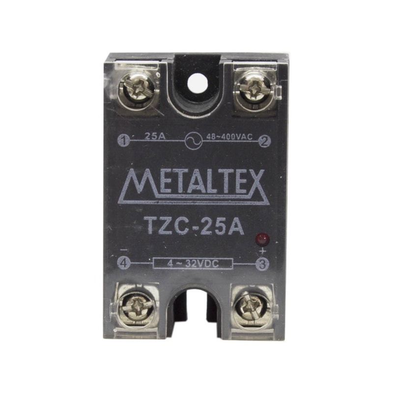 Relé de Estado Sólido Tzc-25a 380vca 4-32vcc Metaltex