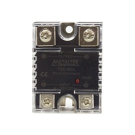 Relé de estado sólido TZC-80A 530VCA 4-32VCC Metaltex Relé de estado sólido TZC-80A 530VCA 4-32VCC Metaltex