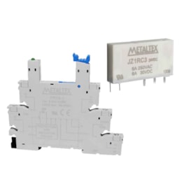 Relé de Interface PRZ-1R- 24 Conjunto RELE JZ1RC3+PRT8-1 24VAC/VDC 6A Metaltex Relé de Interface PRZ-1R- 24 Conjunto RELE JZ1RC3+PRT8-1 24VAC/VDC 6A Metaltex