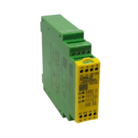 Relé de Segurança CPA-D 24VCC 3NA+1NF Parada de Emergência Reset Automático WEG Relé de Segurança CPA-D 24VCC 3NA+1NF Parada de Emergência Reset Automático WEG