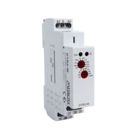 Relé de Tempo Retardo de Energização DTR2-W 0.1SEG-240HRS 12-240VCA/CC Metaltex Relé de Tempo Retardo de Energização DTR2-W 0.1SEG-240HRS 12-240VCA/CC Metaltex