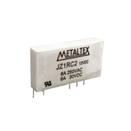 Relé Miniatura de Potência 1 REV. 6A 12VCC Metaltex Relé Miniatura de Potência 1 REV. 6A 12VCC Metaltex