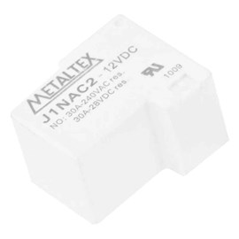 Relé Miniatura De Potência 12VCC J1NAC2 Metaltex
