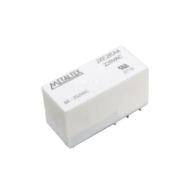 Relé Miniatura de Potência 2 VER 8A 220VCA Metaltex Relé Miniatura de Potência 2 VER 8A 220VCA Metaltex