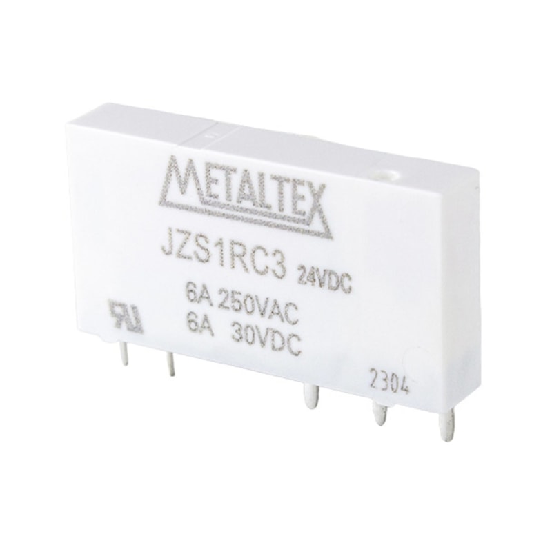 Rele Miniatura De Potencia 24Vcc 6A 1Rev. Jzs1Rc3 Metaltex