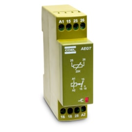 Rele Tempo Aegthes-P 94-242Vca 15Seg. Re/Rp Pot. Externo Coel