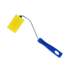 Rolo de Pintura Amarelo Poliester com Suporte 1341 50mm Tigre Rolo de Pintura Amarelo Poliester com Suporte 1341 50mm Tigre