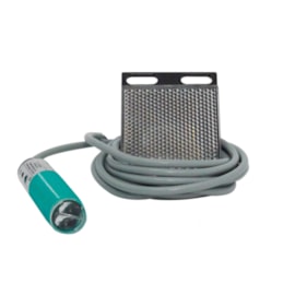 Sensor Cilíndrico Fotoelétrico M18 PNP Retroreflectivo 10-30VDC PMR-300DP Metaltex Sensor Cilíndrico Fotoelétrico M18 PNP Retroreflectivo 10-30VDC PMR-300DP Metaltex