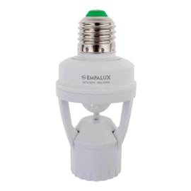 Sensor De Presença E27 360° Com Fotocélula Bivolt Empalux