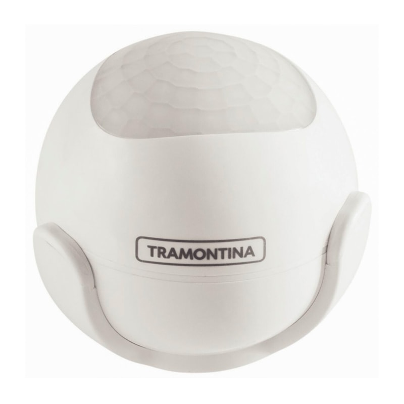 Sensor De Presença Smart Sem Fio RF Branco Tramontina