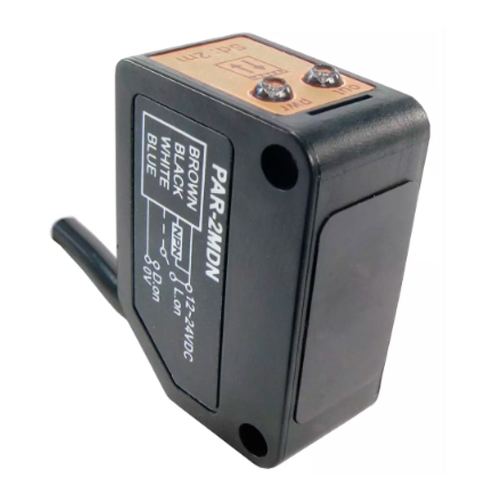 Sensor Fotoelétrico Retroreflectivo 12-24VCC PNP 2Metros PAR-2MDP