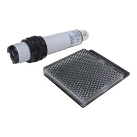 Sensor Fotoelétrico Tubular Retroreflectivo NA+NF P18R-200-DPC-K12 Metaltex