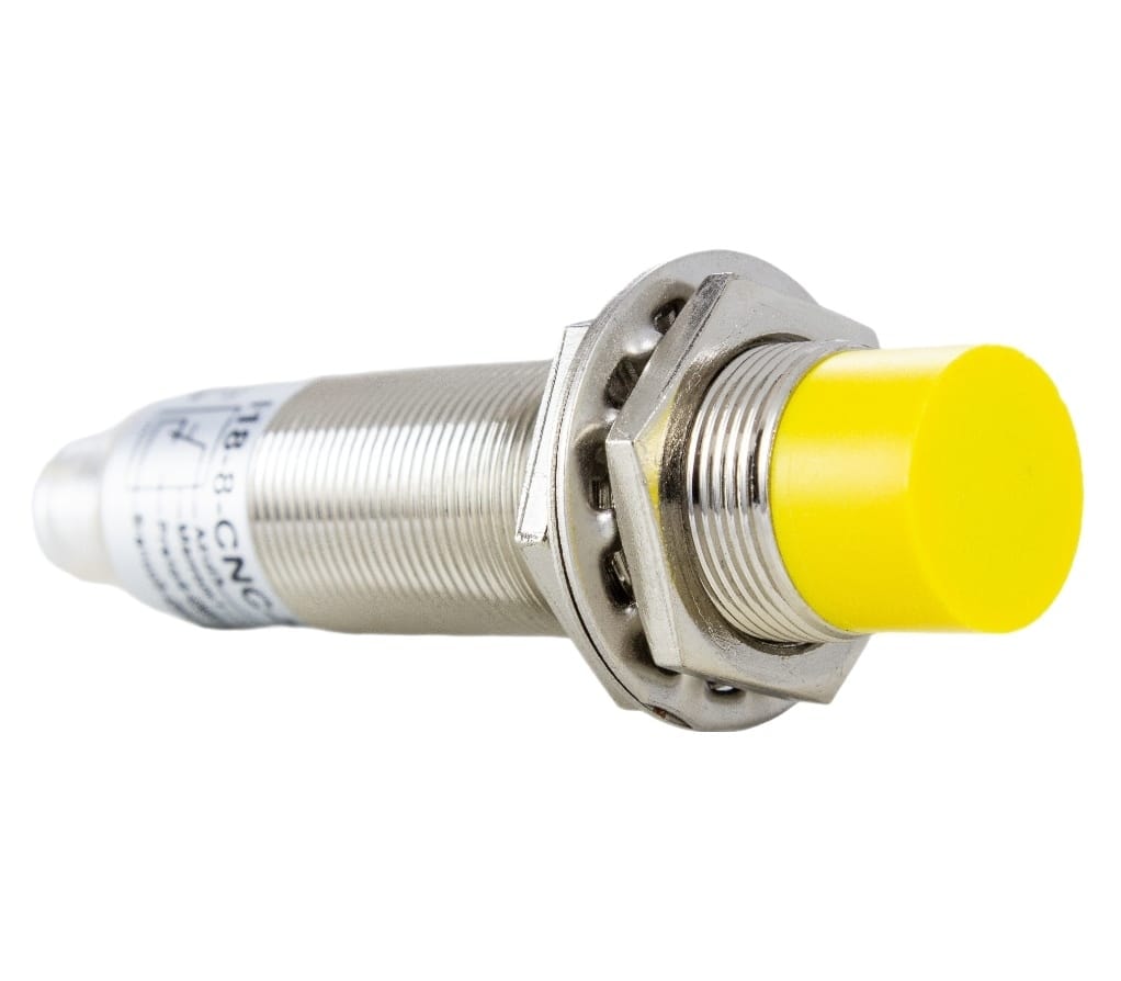 Sensor Indutivo I18-8-Cnc-K12 Ind.8Mm M18 Npn ComConector Metaltex