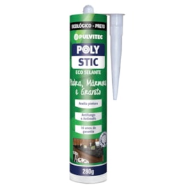 Silicone Eco Selante PMG 280g Preto Pulvitec Silicone Eco Selante PMG 280g Preto Pulvitec
