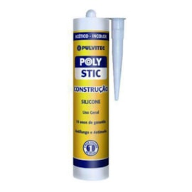 Silicone Selante Acético 280g Incolor Pulvitec Silicone Selante Acético 280g Incolor Pulvitec