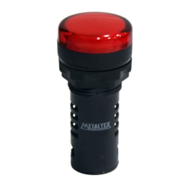 Sinaleiro de LED 220V Vermelho L20-R2-R Metaltex Sinaleiro de LED 220V Vermelho L20-R2-R Metaltex