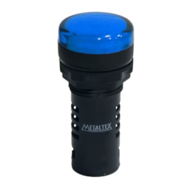 Sinaleiro LED L20-R2-BLP Azul Puro 220V Metaltex Sinaleiro LED L20-R2-BLP Azul Puro 220V Metaltex