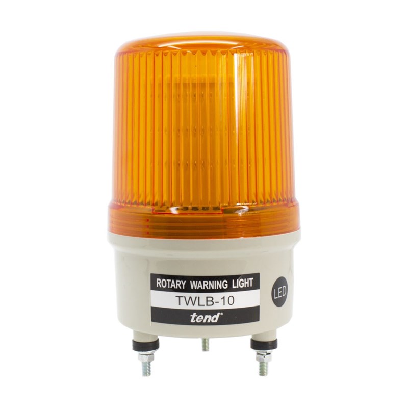 Sinalizador de Emergência Rotativo de LED/Buzzer Laranja 220V TWLB-10L2O Metaltex