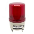 Sinalizador de Emergência Rotativo de LED/Buzzer Vermelho 24V TWLB-10L7R Metaltex