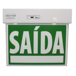 Sinalizador de Saída Slim FU Verde Segurimax Sinalizador de Saída Slim FU Verde Segurimax