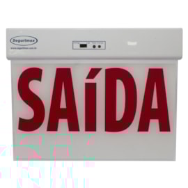 Sinalizador de Saída Slim FU Vermelho Segurimax Sinalizador de Saída Slim FU Vermelho Segurimax