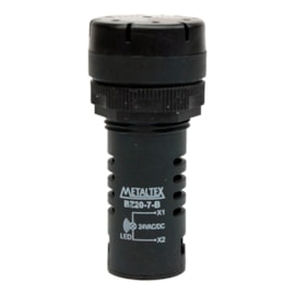 Sinalizador Sonoro 24VCC / VCA 22mm Metaltex