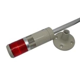 Sinalizador Torre 24VCC TPSS6-71R 60MM Luz Pulsante/Contínuo/Buzzer Metaltex Sinalizador Torre 24VCC TPSS6-71R 60MM Luz Pulsante/Contínuo/Buzzer Metaltex