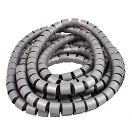 Spiral-C 1/4 Cinza Metalizado com 2 metros Hellermann