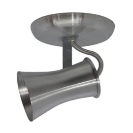 Spot Cilindrico de Sobrepor Alumínio Escovado Bivolt JM Iluminação Spot Cilindrico de Sobrepor Alumínio Escovado Bivolt JM Iluminação