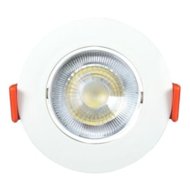 Spot de Embutir LED 3W Luz Amarela Bivolt Redondo Bronzearte Spot de Embutir LED 3W Luz Amarela Bivolt Redondo Bronzearte