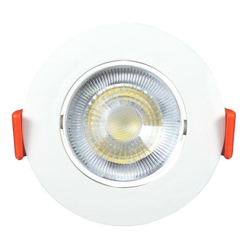 Spot de Embutir LED 3W Luz Branco Frio Bivolt Redondo Branco Bronzearte