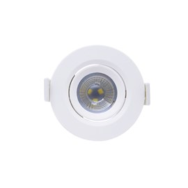 Spot de Embutir LED 3W Luz Branco Frio Bivolt Redondo Empalux 