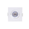 Spot de Embutir LED 3W Luz Branco Quente Bivolt Quadrado Empalux