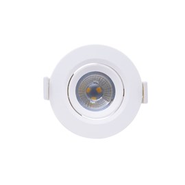 Spot de Embutir LED 3W Luz Branco Quente Bivolt Redondo Empalux