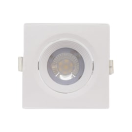 Spot de Embutir LED 5W Luz Amarela Bivolt Quadrado Empalux Spot de Embutir LED 5W Luz Amarela Bivolt Quadrado Empalux