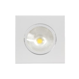 Spot de Embutir LED 5W Luz Branca Bivolt Quadrado Luminatti Spot de Embutir LED 5W Luz Branca Bivolt Quadrado Luminatti