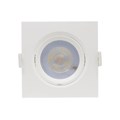 Spot de Embutir LED 5W Luz Branco Quente Bivolt Quadrado Branco Startec