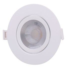 Spot de Embutir LED 6W Luz Branco Frio Bivolt Redondo Branco Empalux