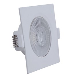 Spot de Embutir LED Quadrado 5W Luz Branco Neutro Bivolt Startec
