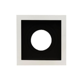 Spot de Embutir Quadrado Recuado AR 70 Preto e Branco Save Energy Spot de Embutir Quadrado Recuado AR 70 Preto e Branco Save Energy